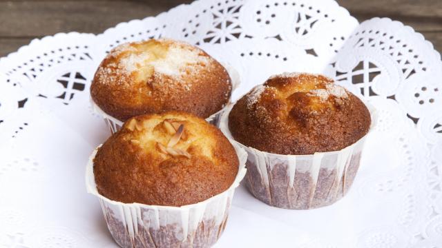 Muffins à la banane au cœur de Nutella