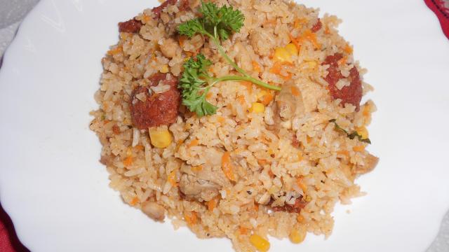 Riz au chorizo et poulet