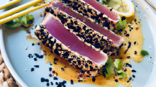 Tataki de thon au sésame