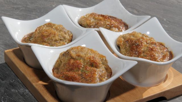 Caviar d'aubergine soufflé