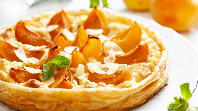 Tarte amandes et abricots