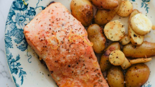 Pavés de saumon au citron et gingembre