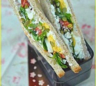 Club Sandwich au Cottage Cheese