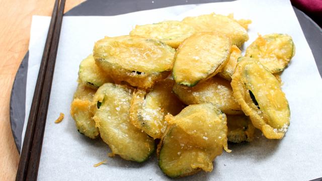 Tempuras de courgettes