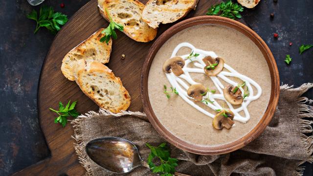 “Mon astuce c’est…” : Cyril Lignac dévoile sa recette de velouté de champignons avec un ingrédient qui change tout !