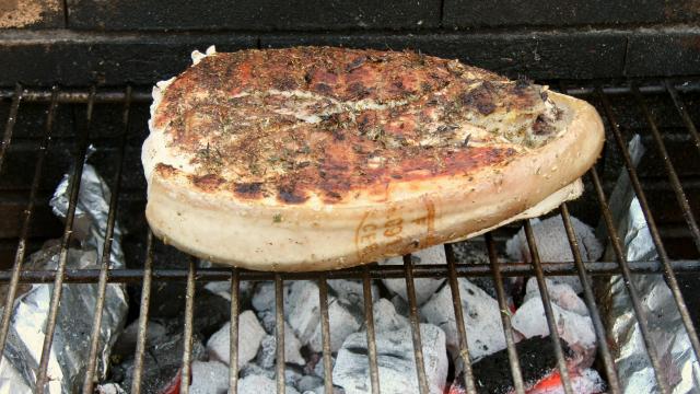 Rouelle au barbecue