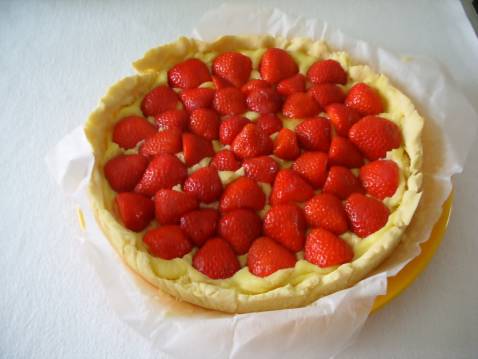 La tarte aux fraises de maman