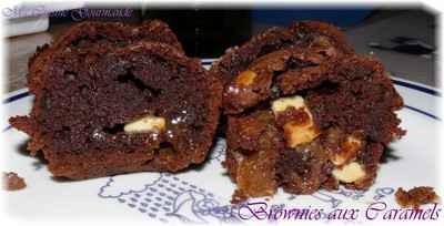 Brownies au caramel