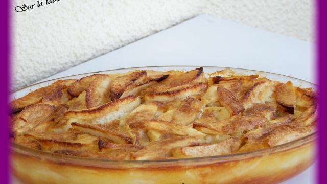 Flognarde aux pommes