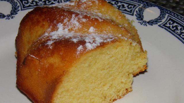 Gâteau au maïs et au citron