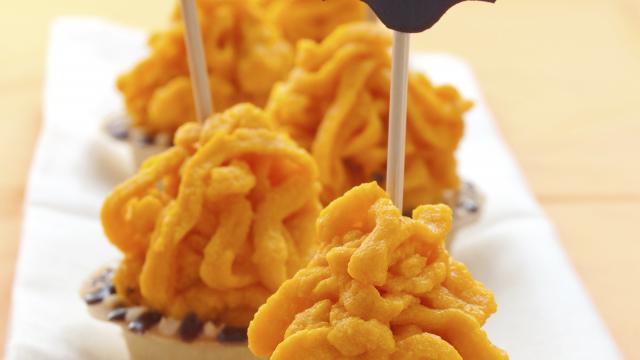 Sablés montés d'Halloween à la crème de citrouille