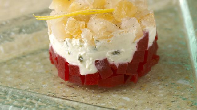 Le tartare de poisson fumé