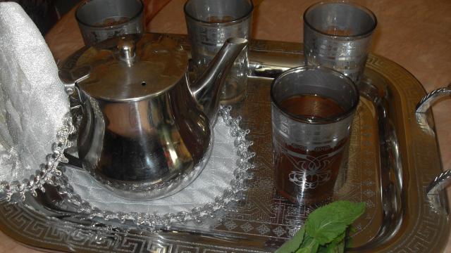 Thé marocain à la menthe