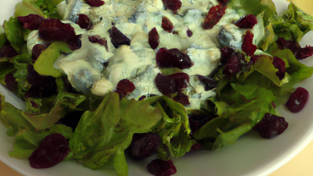 Salade de raisins au bleu d'Auvergne