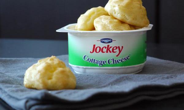 Gougères au cottage cheese