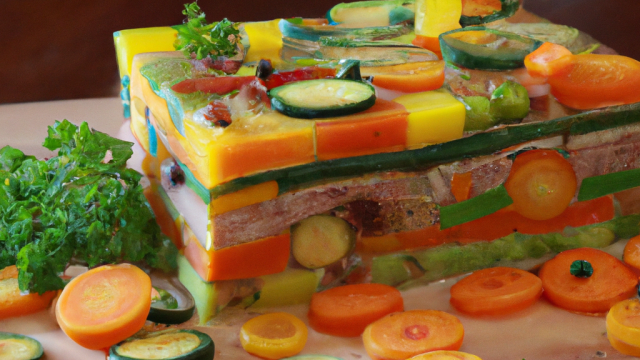 Terrine couleurs aux légumes