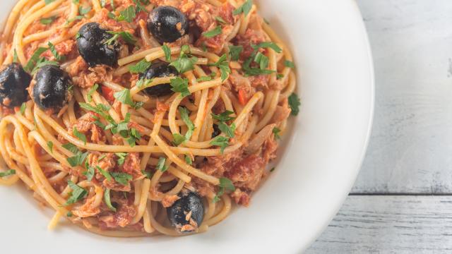 Spaghetti au thon à l'italienne