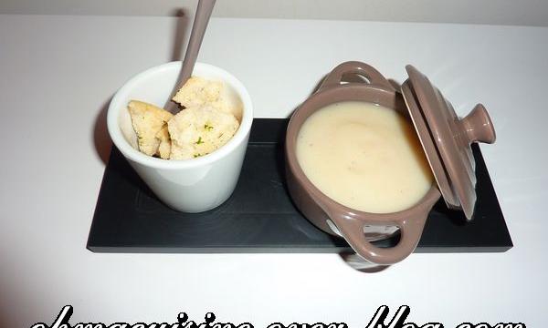 Velouté de céleri rave et pomme de terre