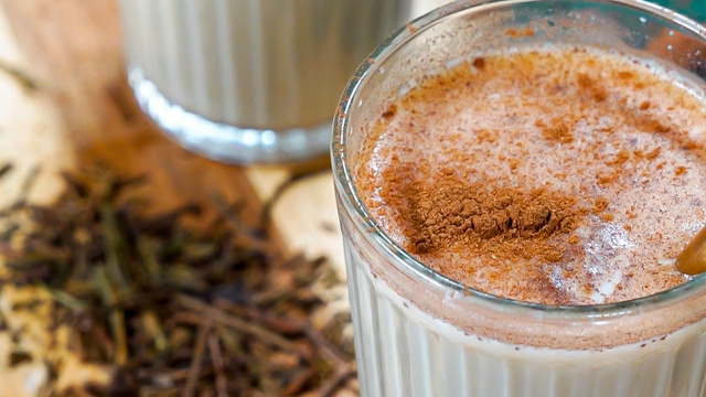 Th au lait de Nol