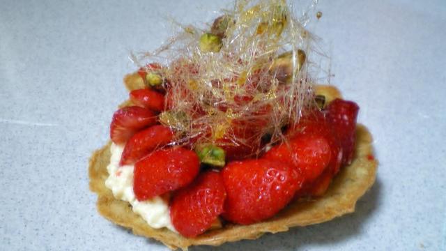 Tarte aux fraises revisitée facile