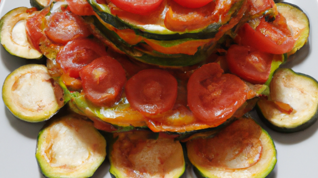 Tian de tomates et courgettes