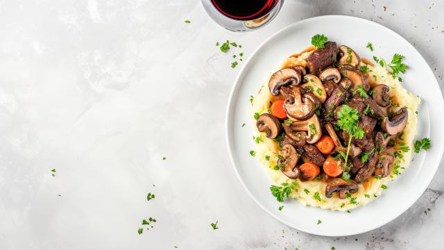 Comment faire un bourguignon de champignons sans viande ?