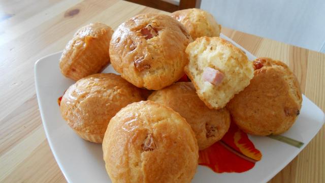 Mini cake jambon gruyère