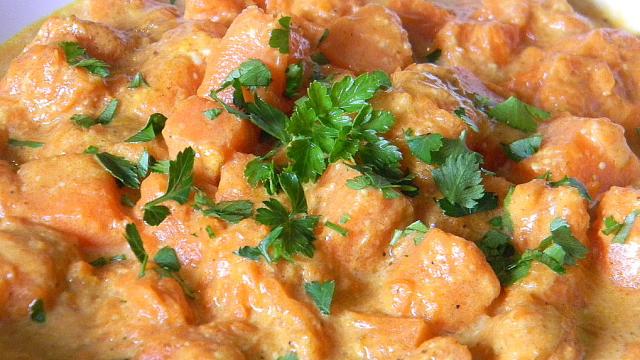 Courge au curry