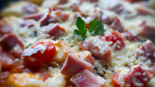 Gratin de gnocchis sauce tomate et jambon