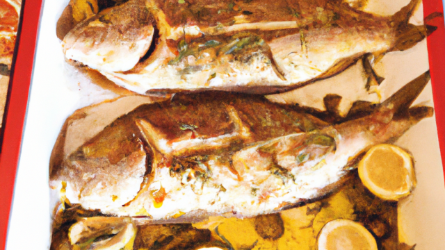 Daurade au four aux saveurs marocaines