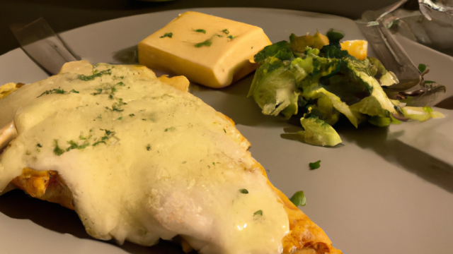 Escalope de dinde avec sa fraîcheur fromagère