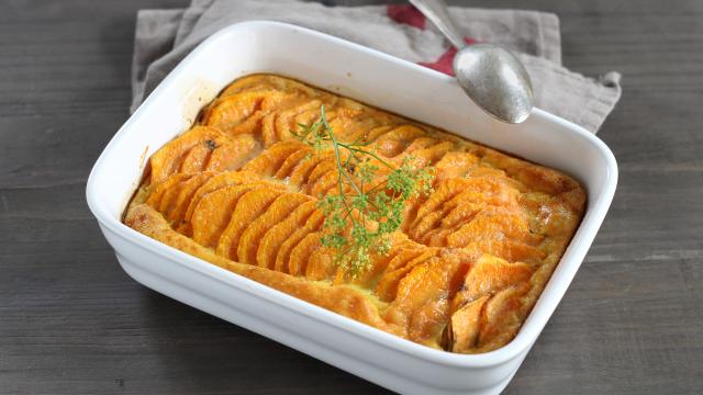 Gratin de patate douce aux épices