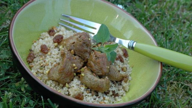 Agneau sauté au ras el hanout et au miel