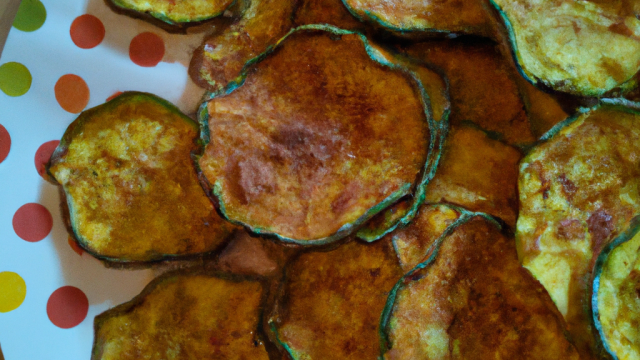 Chips de courgettes maison