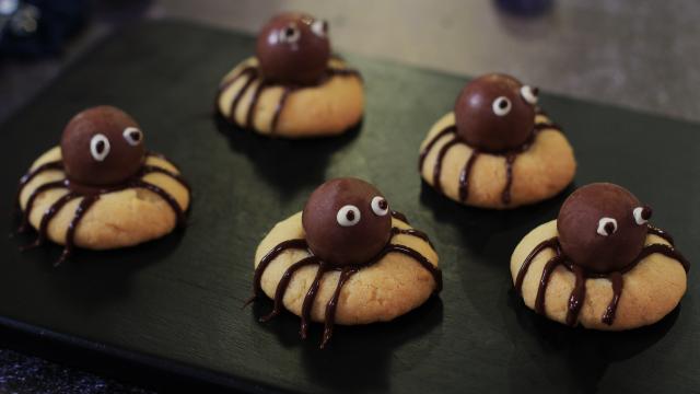 Cookies Araignées Halloween
