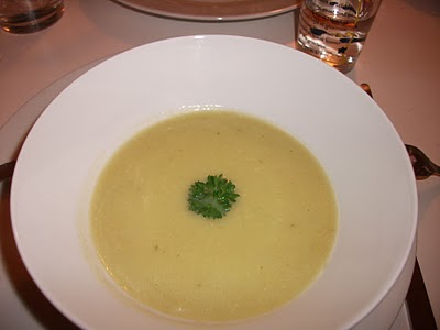 Velouté de courgettes fait maison