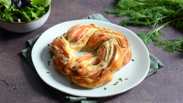 Kringle au saumon fumé et fromage frais