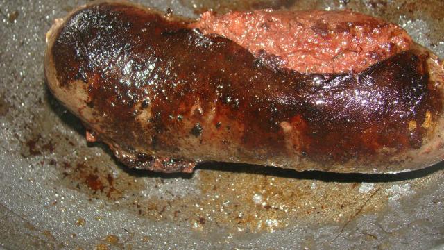 Boudin noir grillé