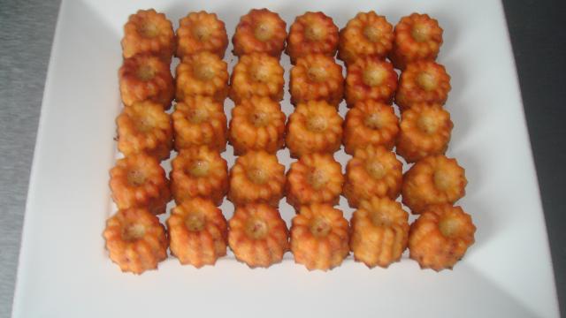 Minis cannelés chorizo/ emmental