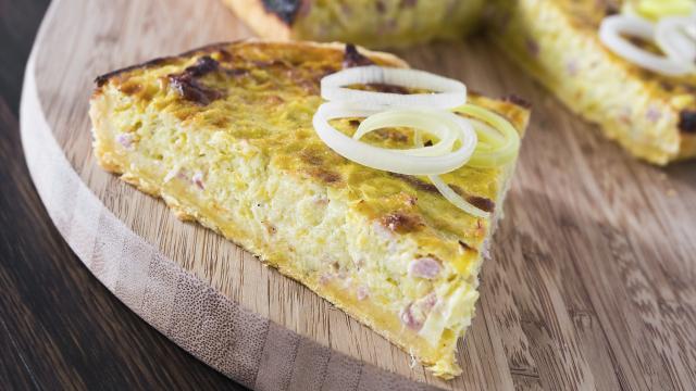 Quiche aux poireaux facile