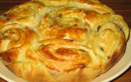 Chinois (brioche à la crème patissière et raisins)