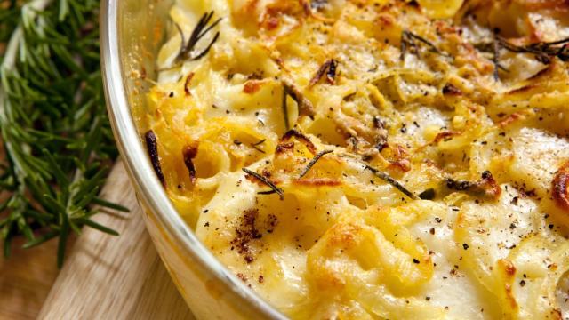 Gratin façon dauphinois aux légumes au fromage à la crème Elle & Vire