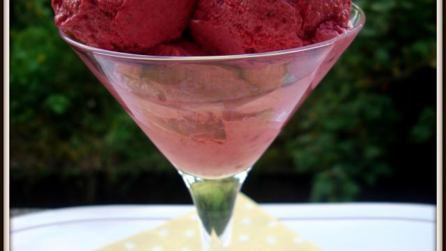 Sorbet express à la framboise