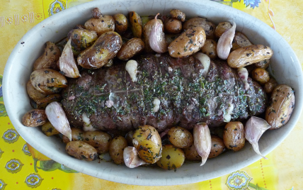 Rôti de bœuf au foie gras