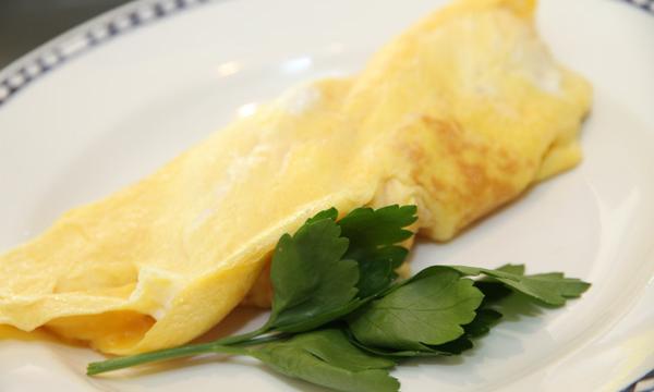 Omelette à la brandade de morue