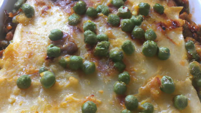 Lasagnes aux petits pois