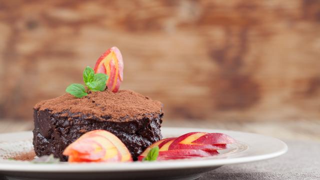 Gâteau à la mousse au chocolat gourmand