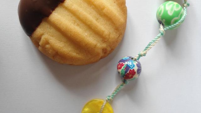 Sablés pattes de chat au chocolat