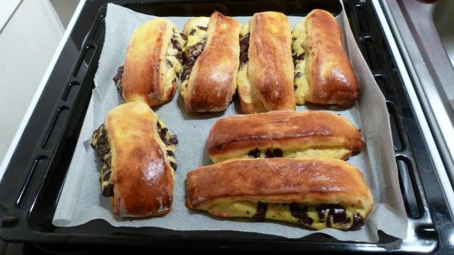 Brioches suisses au chocolat