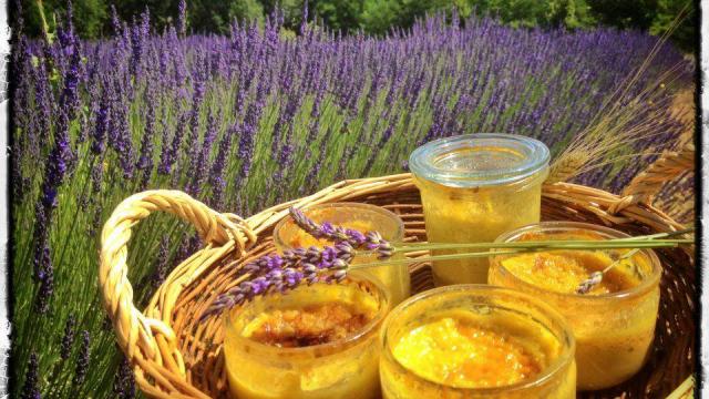 Crème Brûlée aux senteurs de Lavande des Alpes-de-Haute-Provence.